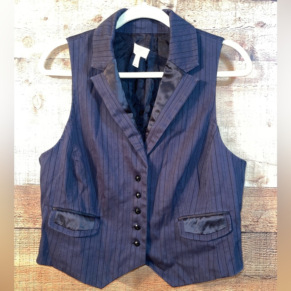 Loft pinstriped vest